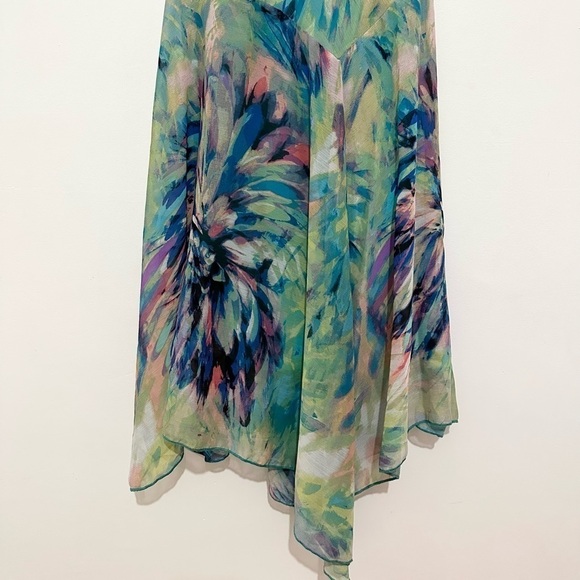 Rabbit Rabbit Rabbit Design Sleeveless Floral Midi Maxi Dress size 6 - Picture 3 of 6